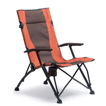  Outdoor folding chair Dual-use recliner Portable backrest Lunch break bed Beach camping fishing chair Hospital companion high backrest