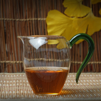 Hongjian boutique breeze heat-resistant glass fair cup tea Sea handmade glass egg-shaped tea set Kung Fu tea set