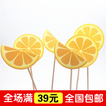 Cake Decoration Cake Inserts Flag Inserts Birthday Cake Decoration Fresh Oranges 6 Sweet Pint Fruit Plugins
