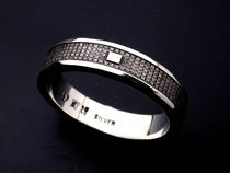 tang mi multiplier Shingon multiplier East multiplier Sutra ring Buddhism Sanskrit ring Sterling Silver Heart Sutra ring