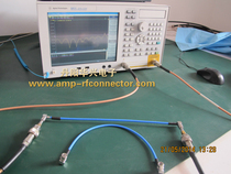 QMA male turn QMA male semi-flexible cable blue sheath 141 RG402