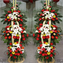 Opening flower basket housewarming celebration Congratulations concert performance opening flower basket Shanghai flower express city distribution