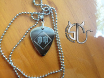 Marilyn manson Marilyn Manson logo Personality Dial Back Can Lettering Necklace