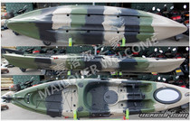 Platform boat sit on the top kayak hook fish boat single boat plastic boat