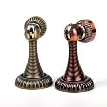 Door suction wall suction toilet ground suction European style retro ground touch strong magnetic antique copper door bedroom bronze door suction