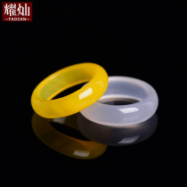 Yao Chan Tangerine stone Yunhai Stone ring Tangerine stone pendant Yunhai Stone Silver necklace Fortune couple mascot