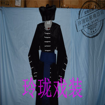 Lingang Drama Costume Opera Martial Arts Black Jersey Wu Song Clothing Black and Costumes Black Suits of the Black Costumes Nightclub Clothes