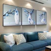 The new 5d Diamond painting is full of diamond embroidered bedroom dining room sticking cross stitch triple painting Vase living room simple modern
