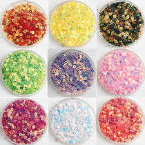 Golden Light Beauty Chia Bright Pieces Diy Ornaments Accessories Mobile Phone Beauty Materials Children Painting Materials Pentagram Sequin