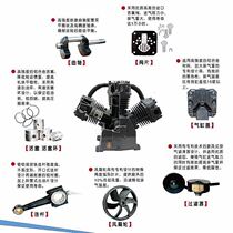 Red five-ring HW25007 head assembly 3 5 7 head assembly head pump