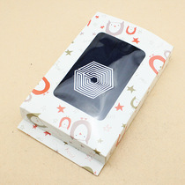 EXO Poisoning Overdose Dark Black with Pure White Logo Touch Screen Cashmere Baby Warm Gloves