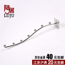 Seven stars on the wall Metal with beads wall hanging underwear rack hook hanging clothing store hanger wall hanging punch crown full to send