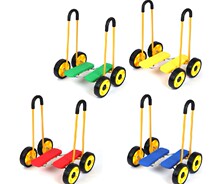 Balance stepping on the bicycle kindergarten sensory training equipment toys four wheel balance bicycle fitness children