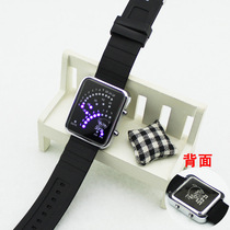 Detective Conan cartoon avatar LED fan-shaped electronic watch