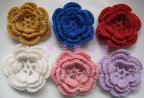 Pure hand hook flower DIY accessories accessories flower accessories
