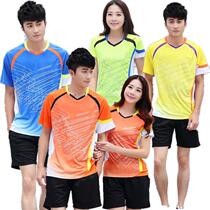 Summer badminton suit lovers mens and womens table tennis jacket jacket quick-drying short-sleeved volleyball shorts culottes