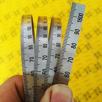 1 6 m spring steel ruler strip Soft steel ruler 10#0 5 Narrow steel ruler 10 mm wide steel ruler Elastic steel ruler Steel straight