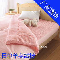 Export Day Single Foreign Trade Student Dormitory Coral Suede Spring Autumn Quilt by winter quilts by lambs by office single cotton quilts