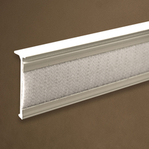 McCamey curtain head rail Window curtain rail Curtain slide accessories Curtain rod 1 meter perforated aluminum alloy guide rail