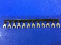 TB2512 terminal stub 12-position Y-shaped short circuit strip TB25A terminal connection strip (pitch 12mm)