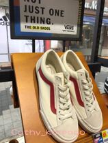 VANS style36 red and white GD Power Zhilong same board shoes