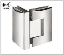 Baishimei pure copper bathroom clip light chrome frameless door glass clip hinge 90 degrees DC-3073