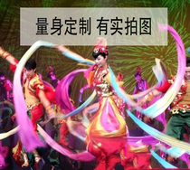 Dance Fairy Pavilion Splendid original male and female ribbon Yangko costume performance clothing dance costume professional customization