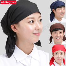 Chef hats for men and women can use Korean Japanese cooking hats working cap Sushi cleaning head towel cap
