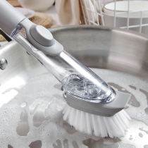 Long handle pan brush Home No Dirty Hand Wash Pan Brush Creative Kitchenette Brush With Brush Dishwashing Brush Cleaning Brush Grease Decontamination Brush
