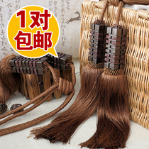  Neoclassical gold and pink double-ball curtain hanging ball curtain strap tied ball hanging ball pendant tassel curtain buckle decorative hook