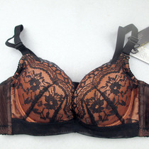 Jifni medium thick mold Cup sexy deep v side adjustment underwear four-breasted bra J2110H4