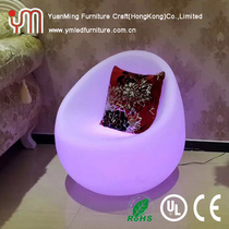 Hot sale value card seat sofa Western restaurant table and chair European KTV intelligent remote control colorful charging led luminous furniture