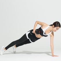 Lu Yifan spring and summer fitness clothes womens three-four-piece sports suit Gym running clothes Korean version of yoga clothes thin