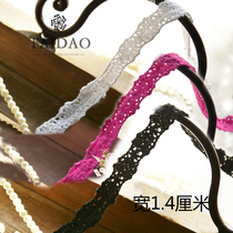 Taidao DIY handmade accessories H24 water soluble hollow cotton lace accessories width 1 4CM three-color lace accessories