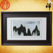 Natural marble painting Zhangjiajie scenery hung screen home office decoration boutique collection gift