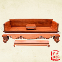 Burmese rosewood arhat bed big fruit red sandalwood plain surface arhat step single board hoarding thickness 6CM mahogany arhat bed