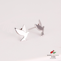 Lingyin silver s925 sterling silver jewelry s925 sterling earrings anti-allergic women earrings silver jewelry handmade custom