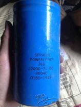Imported Sibi SPRAGUE 36D series 75V22000UF fever filter screw foot capacitor
