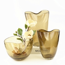 Fashion Glass Vases Au Style Soft Clothing Pendulum Pieces Creative Art Hotel Sales Premises Genguan Living-room Decoration Furnishing