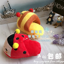 Cute Cartoon Slippers Pets Vocals Toy Dogs Bibear Teddiyogram Cashmere Toy