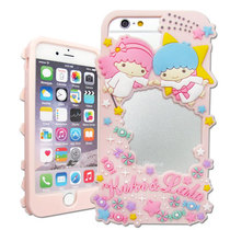 Angel Twin Neutron Star iPhone 7 4 7 inches Flower Hollowed-out Soft Gum Cover (candy)