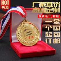 Medal-making metal medal is listed for making the marathon Games gold medal custom medallion honorary medal memorial award