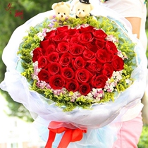 33 rose bouquets of lovers Flowers Flowers in the same city courier flower shop orders flowers birthday gifts flowers