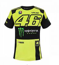 Coach Lous short-sleeved motorcycle mens clothing Rossi agv color matching pattern printing racing riding quick-drying T-shirt