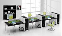 Direct sales office furniture Shanghai office desk and chair staff Table 6-person combination screen work position simple employee card seat
