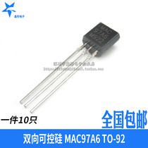 Triac MAC97A6 97A6 thyristor triode plug-in TO-92 10