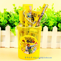 Children's Primary School Prizes Kindergarten Birthday Gift Pokémon Pen Box Set Pikachu Stationery Set