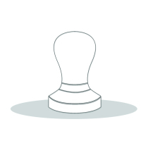 Flouting out customized powder Press hammer flat bottom real Brazilian rosewood handle (slight)