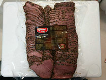 Yurun spiced beef slices 1kg black pepper beef Western salad Light food Bakery sandwich Baking ingredients