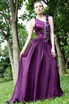Spot new purple European version long dress for sale